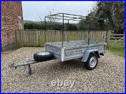 Car trailer. Covered, Camping, Gardener, Tip Runs, Car Boot Sale. NEAR DRIFFIELD