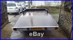Car trailer beavertail trailer car transporter