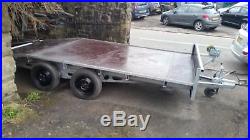 Car trailer beavertail trailer car transporter