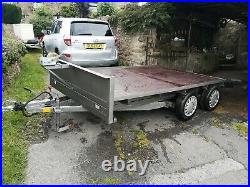 Car trailer car transporter beavertail trailer