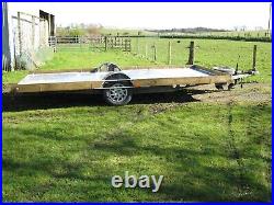 Car trailer for sale used flat bed 14 feet by 6 feet 6 inches