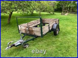 Car trailer for sale, used trailer, steel trailer, braked trailer, tailgate