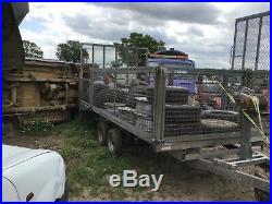 Car transporter indespension challenger trailer 3 ton with identification plate