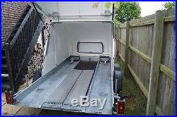 Car transporter trailer 13ft x 6ft brian James covered
