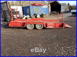 Car transporter trailer 14x6.6 Drops almost to floor
