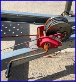 Car transporter trailer 1500 kg Braked single axle Tilt Bed Galvanised used Car transporter trailer 1500 kg Braked single axle Tilt Bed Galvanised used