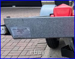 Car transporter trailer 1500 kg Braked single axle Tilt Bed Galvanised used Car transporter trailer 1500 kg Braked single axle Tilt Bed Galvanised used