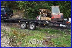 Car transporter trailer beavertail 6.3m x 2.4m bed 3500kg LED lights
