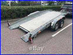 Car transporter trailer brenderup thule
