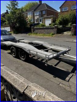 Car transporter trailer hire long 2600kg. Straps supplied. Flexible pick up