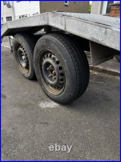Car transporter trailer hire long 2600kg. Straps supplied. Flexible pick up