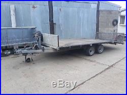 Car transporter trailer tilt bed twin axle. 16x7. 3000kg