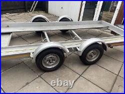 Car transporter trailer twin axle used