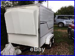 Car twin axle box trailer