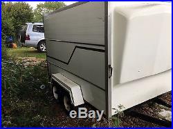 Car twin axle box trailer