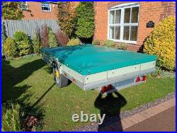 Caravan chassis braked car trailer single axle heavy duty with cover Caravan chassis braked car trailer single axle heavy duty with cover
