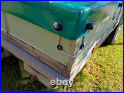 Caravan chassis braked car trailer single axle heavy duty with cover Caravan chassis braked car trailer single axle heavy duty with cover