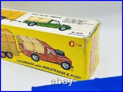 Clifford Toys Hong Kong Rare Land Rover And Pony Trailer Boxed 434h