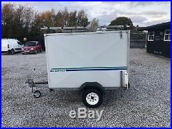Conway 6x4 X4 Car Box Trailer With Roof Rack & Spare Set Of Wheels L@@K