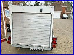 Conway Box Trailer 750kg 6ft x 4ft x 4ft Model VT756 Rear Shutter Door