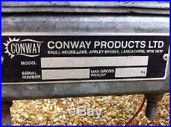 Conway twin axle box trailer
