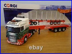 Corgi Haulier Renown Eddie Stobart Scania R Log Trailer Truck Model Cc13742 150