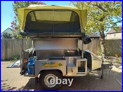 DESERT WOLF STAINLESS STEEL Heavy Duty Overland Expedition 4x4 Camping TRAILER