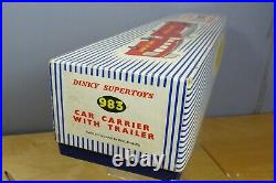 DINKY No. 983 CAR CARRIER & TRAILER MIB