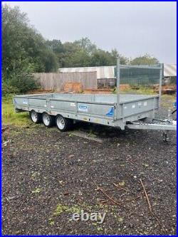 Dale Kane Triple-Axle 16ft Flat Bed Trailer For Sale. Extremely Well Built
