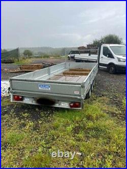 Dale Kane Triple-Axle 16ft Flat Bed Trailer For Sale. Extremely Well Built