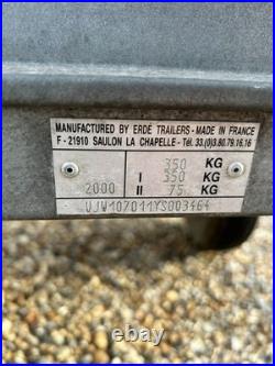 Daxara 107 Camping/Utility Trailer With Cover Used