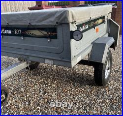 Daxara 107 Camping/Utility Trailer With Cover Used