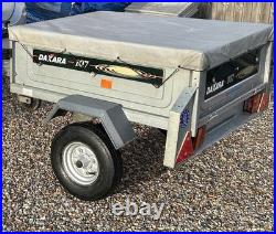 Daxara 107 Camping/Utility Trailer With Cover Used