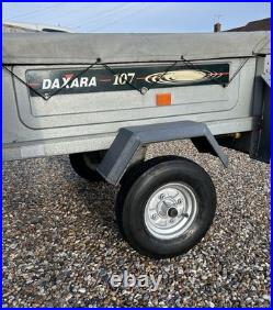 Daxara 107 Camping/Utility Trailer With Cover Used