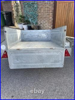 Daxara 127 Car Tipper Trailer 4ft by 3ft Trailer Used