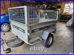 Daxara 147 Indespension trailer with mesh sides and cover COLLECTION ONLY