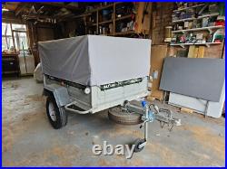 Daxara 147 Indespension trailer with mesh sides and cover COLLECTION ONLY