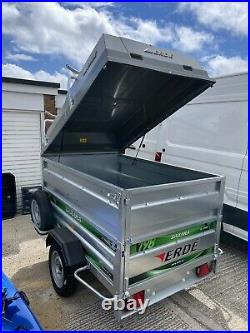 Daxara 198 By Erde Camping Trailer With Side Extentions, Hard Top And Roof Bar
