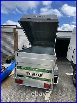 Daxara 198 By Erde Camping Trailer With Side Extentions, Hard Top And Roof Bar