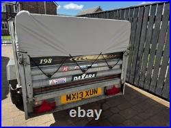 Daxara 198 Camping / Tipping & General Use Trailer. 6'x4' In Good Condition
