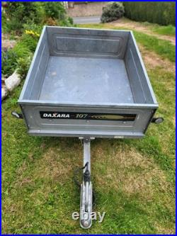 Daxara Light 107 Trailer and Adjustable Load Bars, Ideal For Camping & Garden Daxara Light 107 Trailer and Adjustable Load Bars, Ideal For Camping & Garden