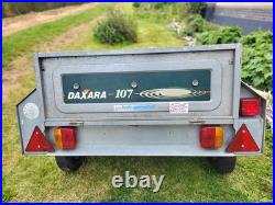 Daxara Light 107 Trailer and Adjustable Load Bars, Ideal For Camping & Garden
