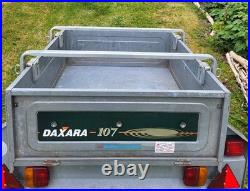 Daxara Light 107 Trailer and Adjustable Load Bars, Ideal For Camping & Garden
