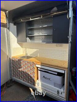 Debon Roadster C500 Twin Axle Box Van Trailer Converted Camper Debon Roadster C500 Twin Axle Box Van Trailer Converted Camper
