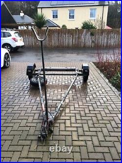 Dinghy Road Trailer. Mersea 220 road base, 10 inch wheels