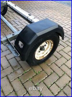 Dinghy Road Trailer. Mersea 220 road base, 10 inch wheels