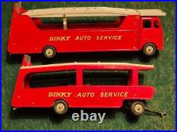 Dinky supertoy car carrier with trailer No 983