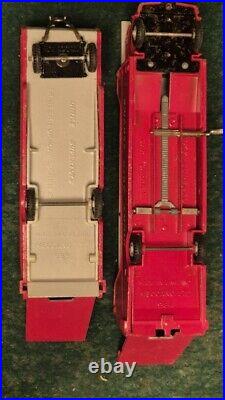 Dinky supertoy car carrier with trailer No 983