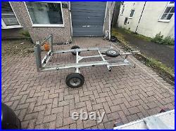 Double motorcycle trailer used