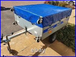Duuo Foldable Trailer with cover+spare wheel+jockey wheel
